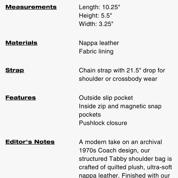 Coach quilted Tabby 26 handbag in Maple - Picture 14 of 14